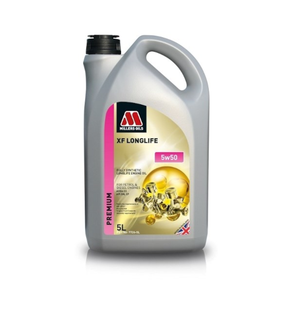 Olej Millers XF Premium 5w/50 5l  (7726) (SN/SM/SL MB229.51 VW505.00)