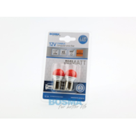 Żarówka 12V Bosma BaU15s pomarańczowa 9x LED SMD5050 6000K  CANBUS 2 pcs *5370* asymetryczna qq