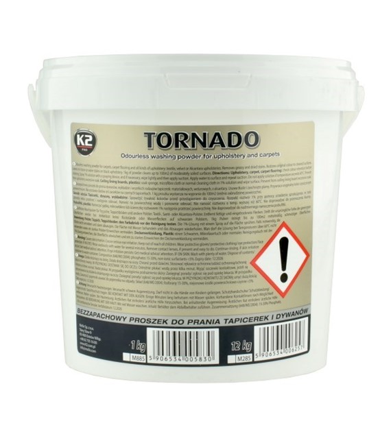 K2 Tornado proszek do prania tapicerek 1kg   (M885)