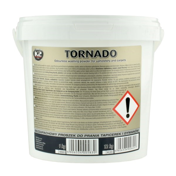 K2 Tornado proszek do prania tapicerek 1kg   (M885)
