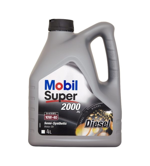 Olej Mobil Super 2000 10W/40 DIESEL semi. 4L
