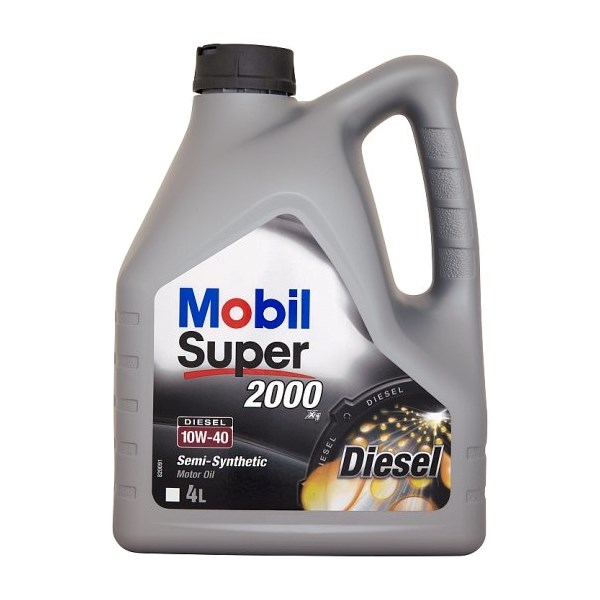 Olej Mobil Super 2000 10W/40 DIESEL semi. 4L