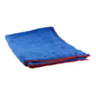 Ręcznik z mikrofibry FLUFFY RED ORIGINAL do osuszania 60x90 460g/m2 NIEBIESKI czerwone obszycie op. 1szt!!!