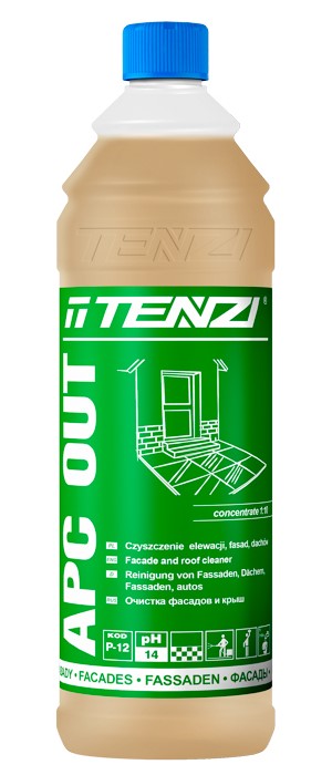 Tenzi APC OUT  1L (silne mycie powierzchni przydomowych: elewacje, dachy, kostka )