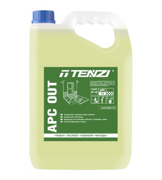 Tenzi APC OUT  5L (silne mycie powierzchni przydomowych: elewacje, dachy, kostka )