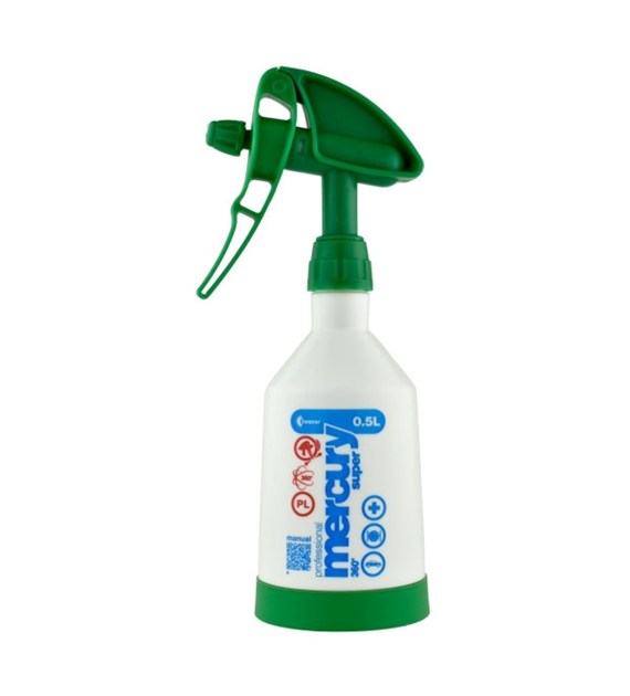 Kwazar Opryskiwacz Mercury Super 360 Pro+ Viton (WTM.0047)  ZIELONY pH 6-8 V 0,5l