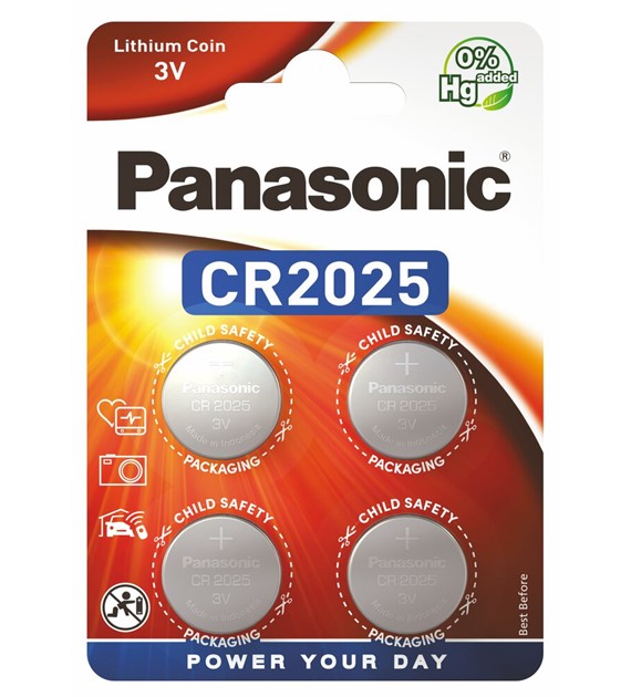 Bateria PANASONIC CR-2025  BLISTER /4/48 cena za 1szt nie blister