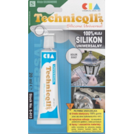 TECHNICQLL- Klej Silikon Uniwersalny Biały 20ml