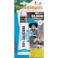 TECHNICQLL- Klej Silikon Uniwersalny Biały 70ml