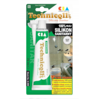 TECHNICQLL- Silikon sanitarny biały 70ml