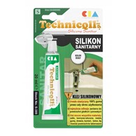 TECHNICQLL- Silikon sanitarny biały 20ml