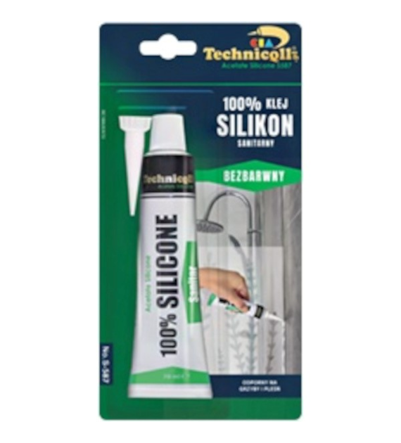 TECHNICQLL- Silikon sanitarny bezbarwny 70ml
