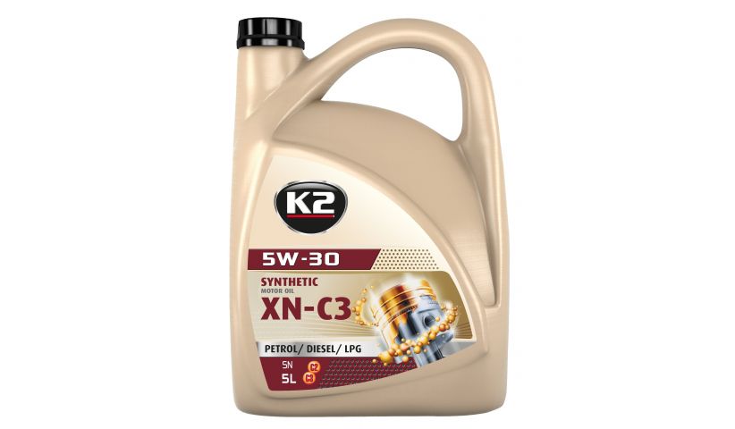 Olej K2 TEXAR 5W/30 5L XN C3 C2,C3, DEXOS2, MB 229.31, 229.51, BMW LL-04, VW 505.01, (O1515E)