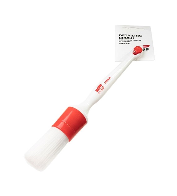 SOFT99 pędzel detailingowy czerwony do zewnątrz 16 (24mm)
