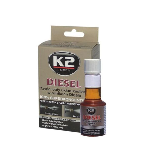 K2 DIESEL do czyszcz.wtrysków diesel 50ml   (T312)