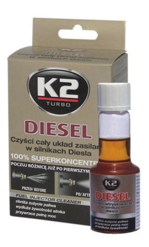 K2 DIESEL do czyszcz.wtrysków diesel 50ml   (T312)
