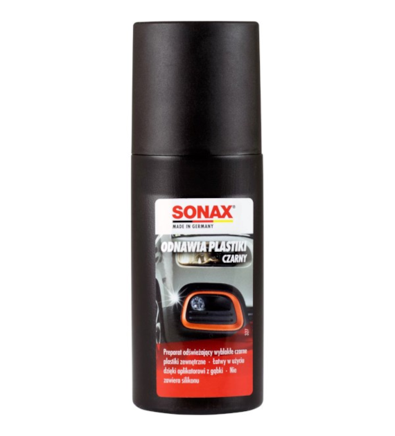 SONAX odnawia czarne plastiki 100ml (409100) czernidło