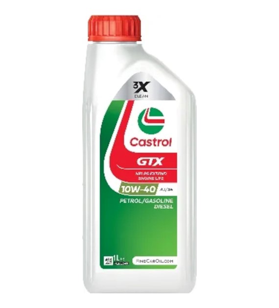 Olej Castrol GTX 10w/40 A3/B4 VW 501.01, VW 505.00 1l