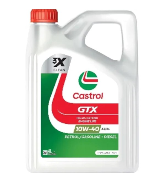 Olej Castrol GTX 10w/40 A3/B4 VW 501.01, VW 505.00 4l