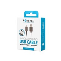 AKC.Forever kabel USB - USB-C 1,0 m 1A czarny *T_0014092*