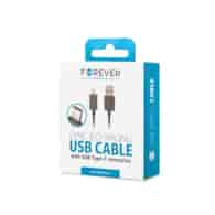 AKC.Forever kabel USB - USB-C 1,0 m 1A czarny *T_0014092*