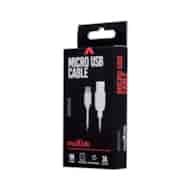 AKC.Maxlife kabel USB - microUSB 1,0 m 2A biały Fast Charge *OEM001512*