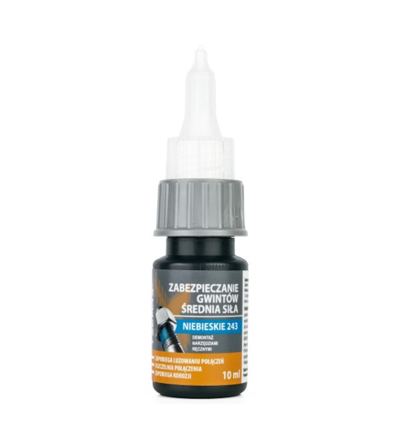 TECMAXX Środek do zabezpieczania gwintów niebieski - średni 10ml  (14-035)