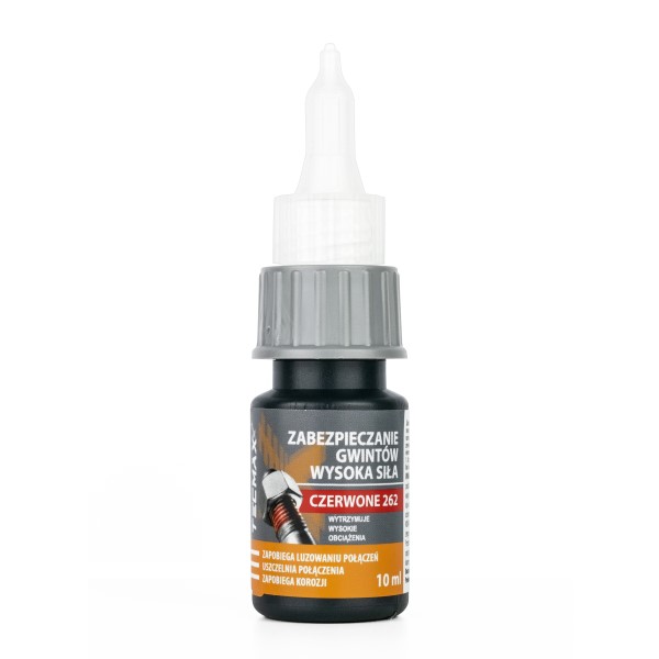 TECMAXX Środek do zabezpieczania gwintów czerwony - twały 10ml  (14-036)