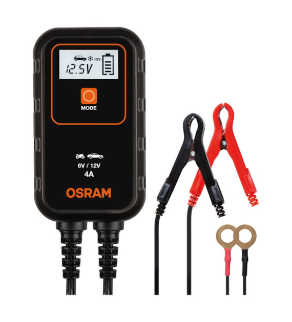 OSRAM Prostownik inteligentny cyfrowy  6V/12V - 4A *BATTERYcharge 904*