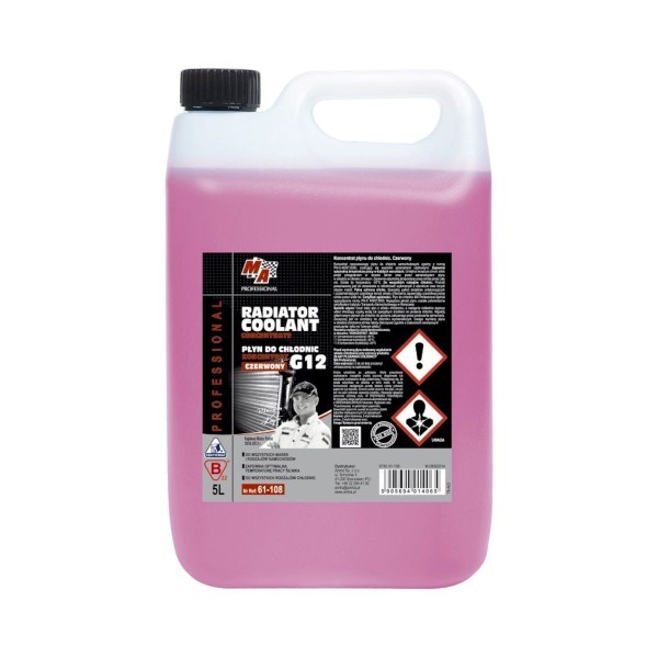 KONCENTRAT Płyn do chłodnic MA PRO czerwony G12 5L (61-108)