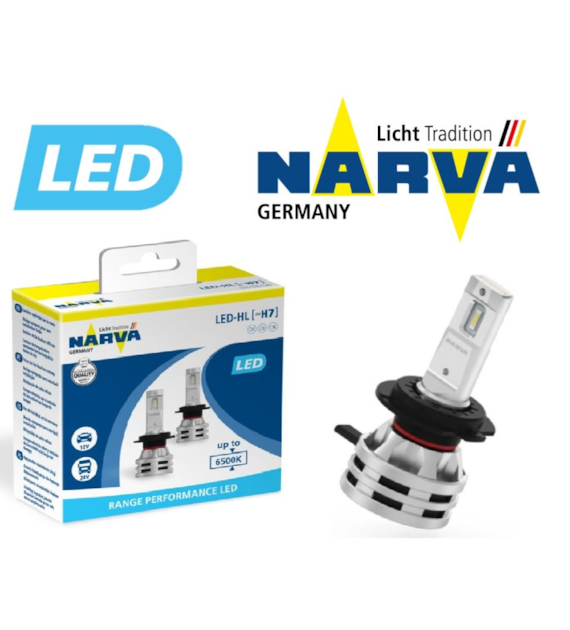 Żarówka 12/24V H7 LED Narva 6500K 2szt w komplecie
