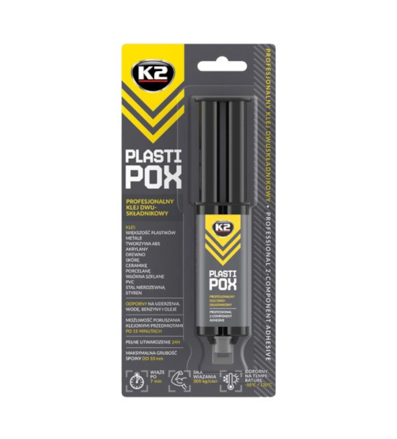 K2 PLASTIPOX klej do plastików i nie tylko 25g   (B478)