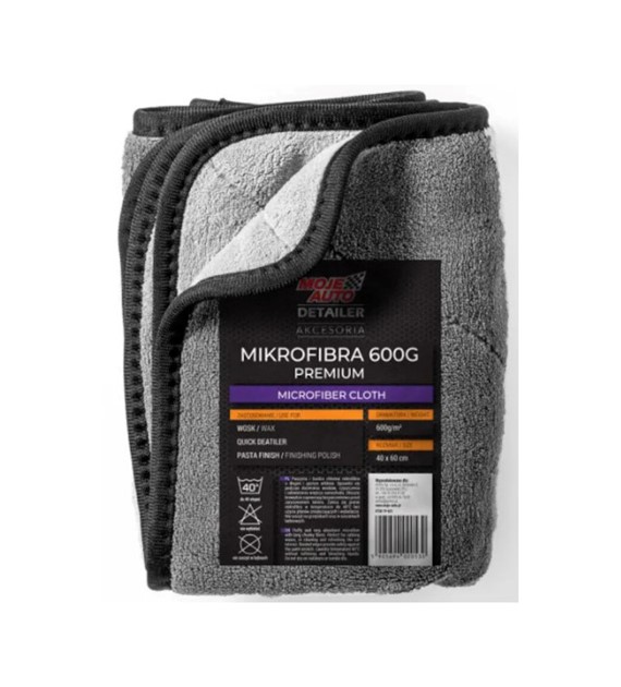 Moje Auto Detailer Mikrofibra Premium 60x40cm 600g/m2 (19-631)