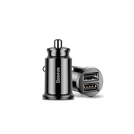 AKC. Baseus Ładowarka samochodowa Grain 2 USB 3,1A czarna *BRA007165*