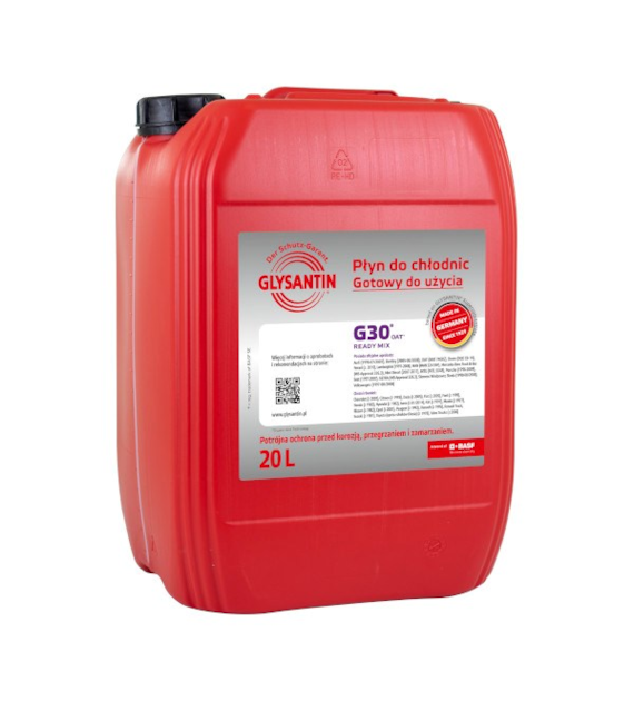 Płyn do chłodnic GLYSANTIN G30 (G12, G12+) różowy 20L