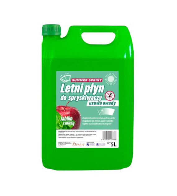 Płyn do sprysk. letni SUMMER SPRINT op.5l jabłko z miętą ATAS