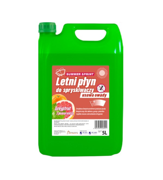 Płyn do sprysk. letni SUMMER SPRINT op.5l grejpfrut z pomarańczą ATAS