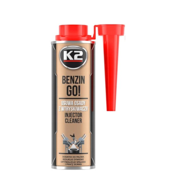 K2 BENZIN GO! dodatek paliwa czyści wtryskiwacze 250ml (T322)