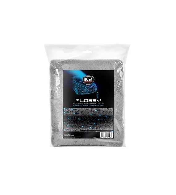 K2 FLOSSY PRO - ręcznik z mikrofibry do osuszania lakieru 90x60cm 800gsm (D0220)