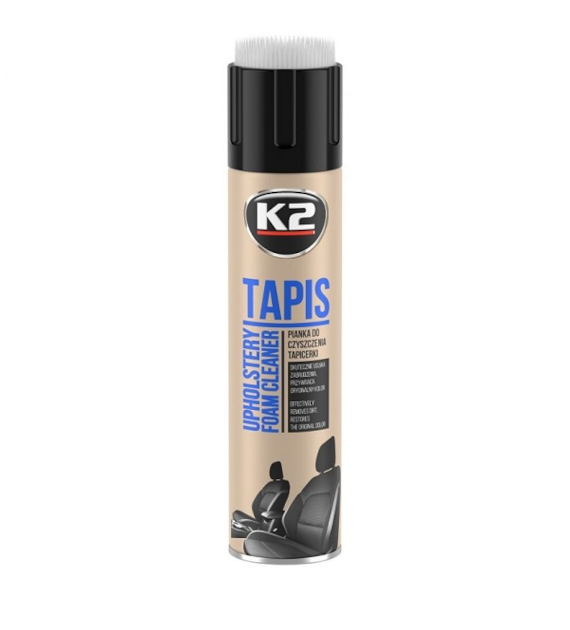 K2 TAPIS BRUSH pianka do tapicerki + szczotka spray 600ml   (K206B)