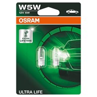 Żarówka 12V   5W W5W całoszklana  Osram Ultra Life 2szt