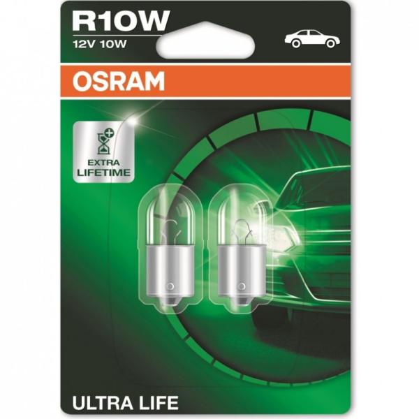 Żarówka 12V  10W R10W Ba15S  Osram Ultra Life  2szt