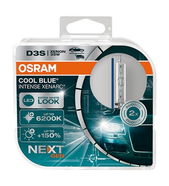 Żarówka Xenon  Osram  D3S 35W XENARC COOL BLUE Intense 6200K  DUO 2szt. komplet !!!