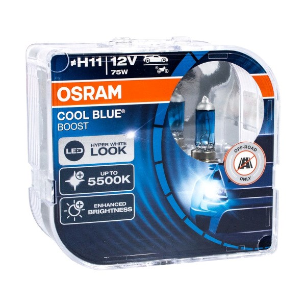 Żarówka 12V H11 75W Osram COOL BLUE  BOOST 5500K DUO 2szt.