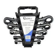 GEKO Kpl. kluczy oczkowych z grzechotką 6-22mm 5el *G10046*