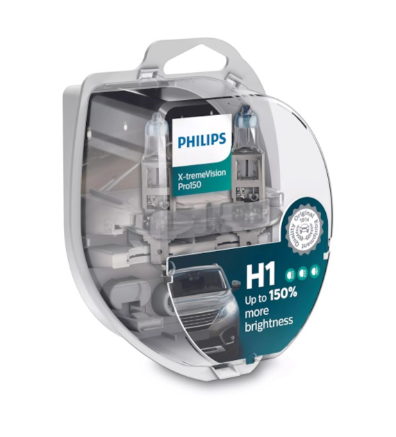 Żarówka 12V H1  55W Philips  X-Treme Pro 150% 2szt. kpl