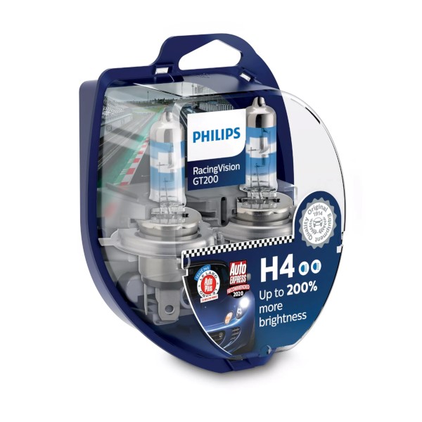 Żarówka 12V H4  60/55W Philips Racing GT200  2szt. kpl