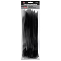 MA Professional plastikowa opaska kablowa 4,8x370mm - czarna 100szt. (20-H17)