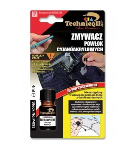 TECHNICQLL- Zmywacz do powłok cyjanoakrylowych 4ml