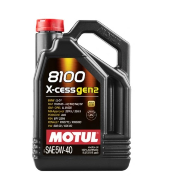 Olej Motul 8100 X-CESS gen-2 5W/40 5L